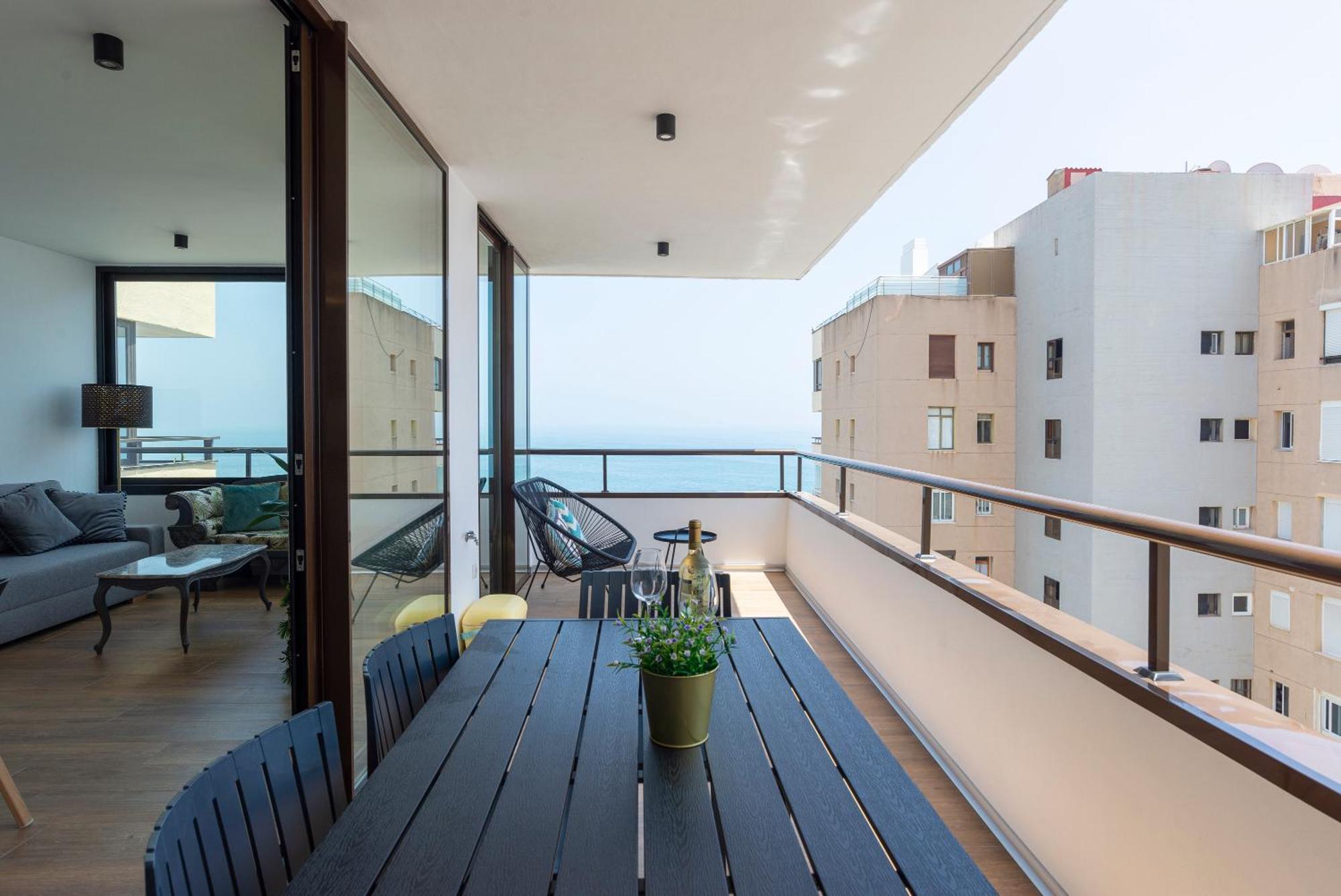 Playamar Waterfront Exclusive Apartment And Views Tower 2 Fl 14 Торремолінос Екстер'єр фото