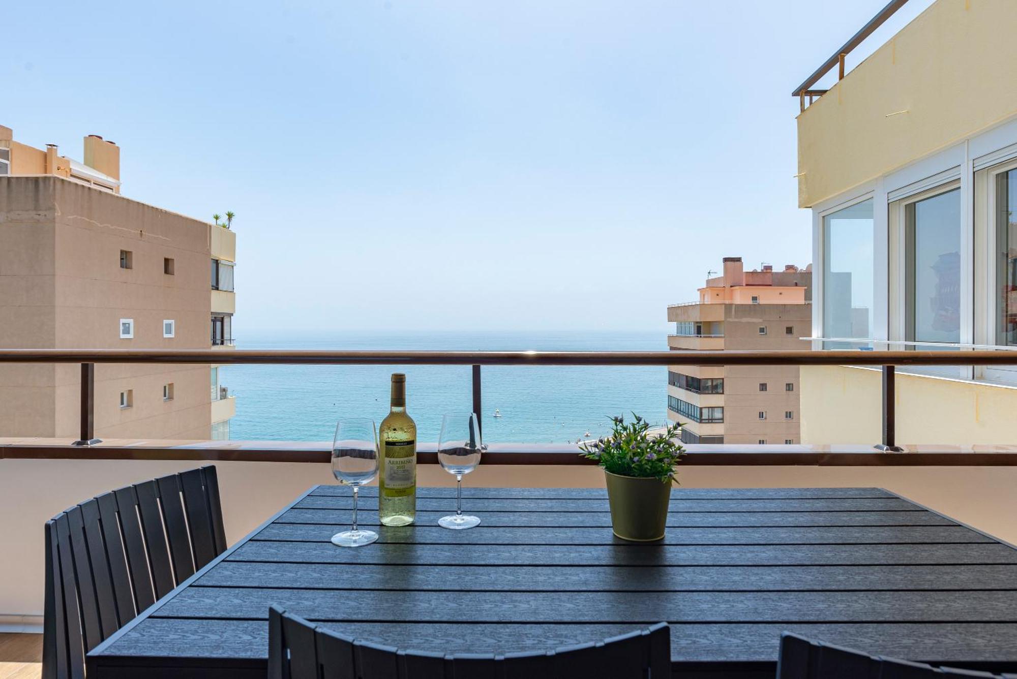 Playamar Waterfront Exclusive Apartment And Views Tower 2 Fl 14 Торремолінос Екстер'єр фото